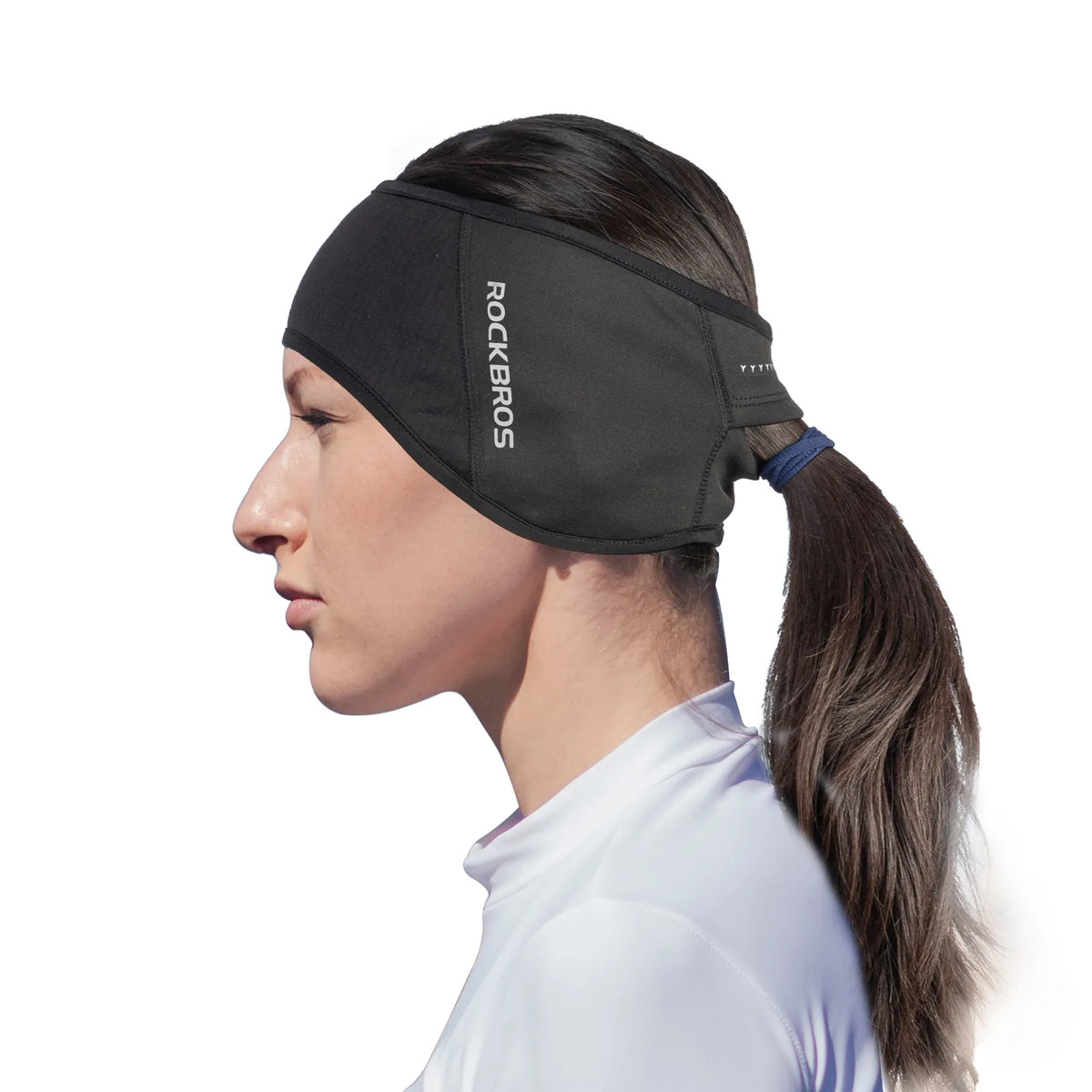 Winter Thermal Ear Warmer Headband with Ponytail Opening.
#options_women