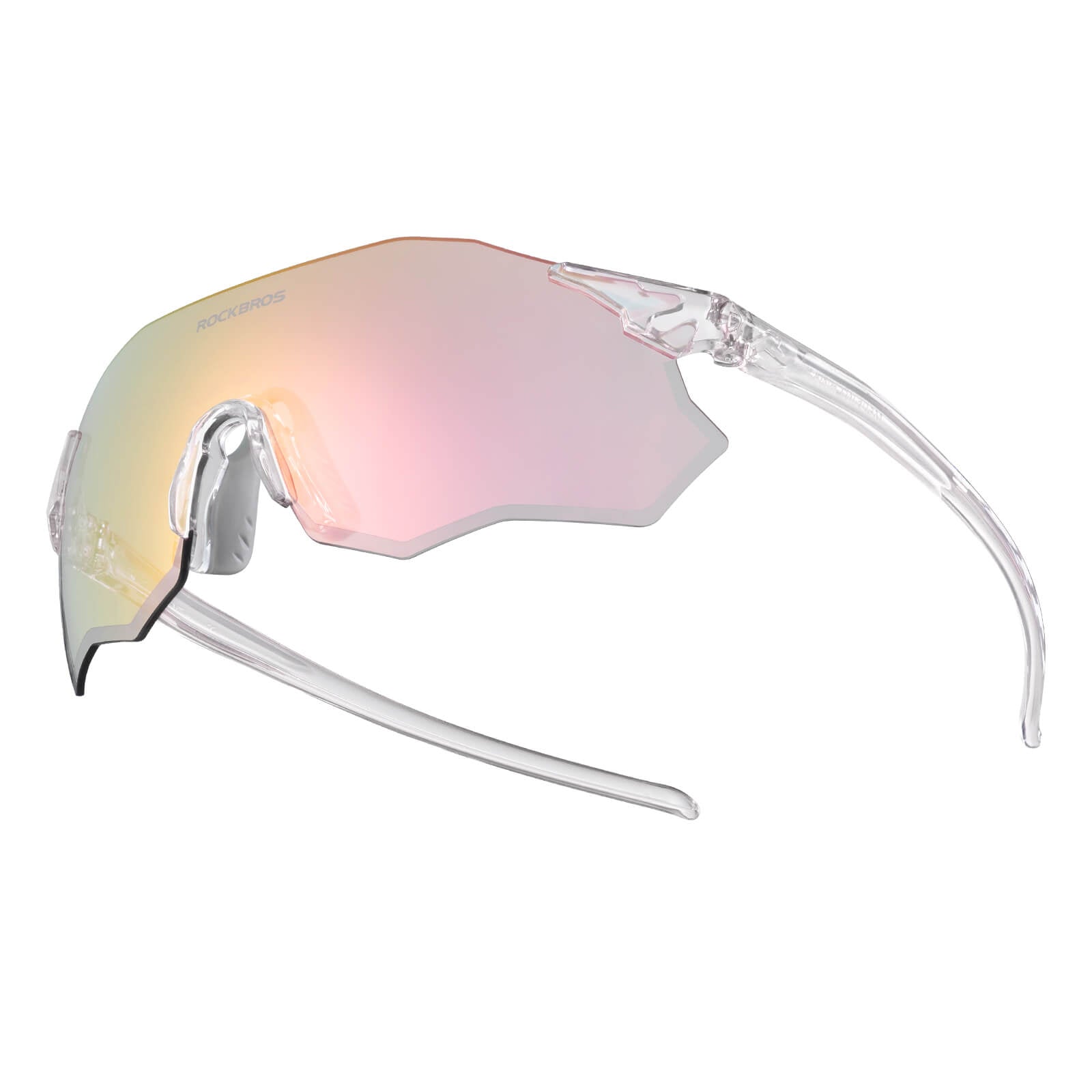 rockbros photochromic cycling glasses uv400 protection tr90 lightweight frame for outdoor riding
#color_Purple Pink (photochromic)