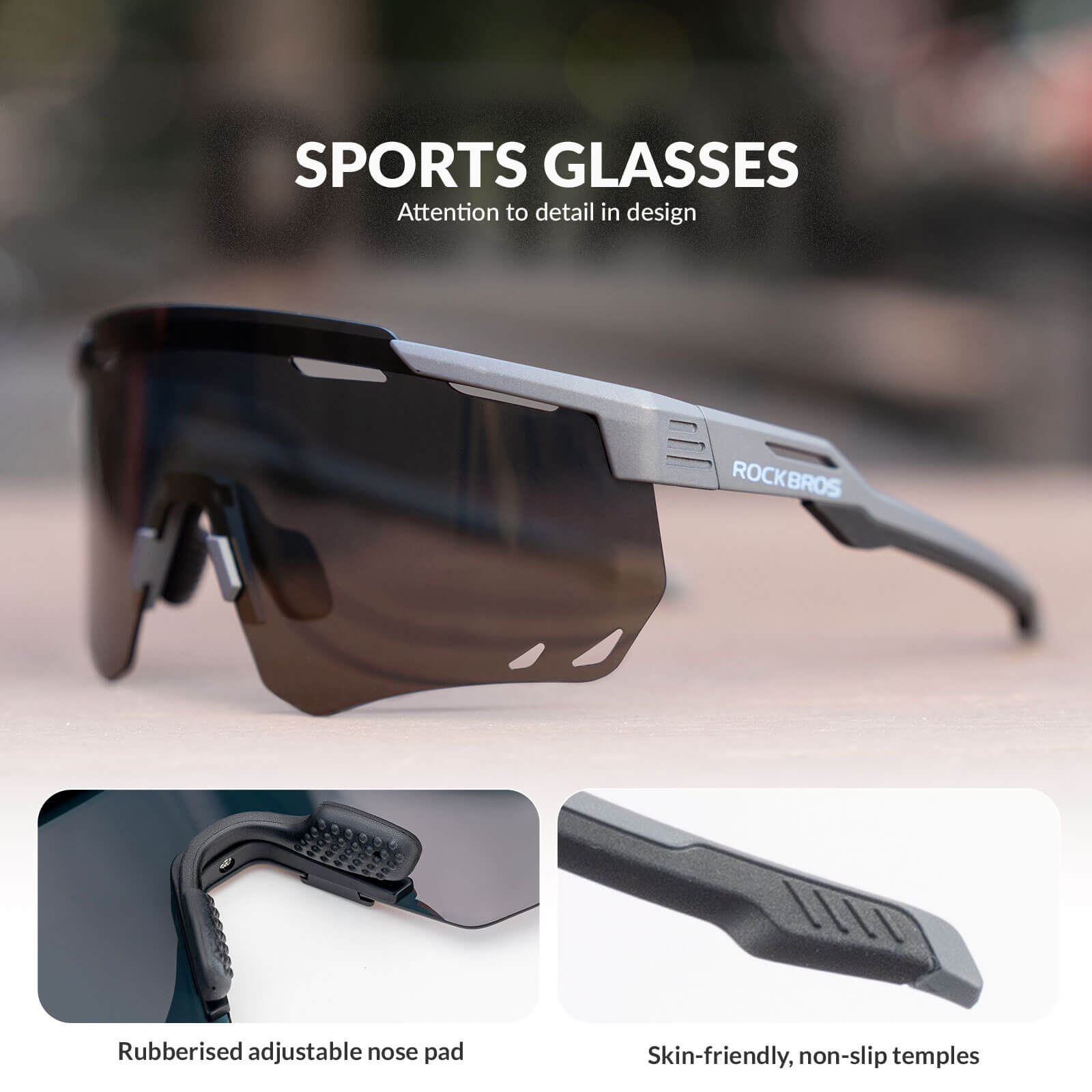 rockbros polarized uv400 cycling sunglasses for outdoor sports
#color_grey