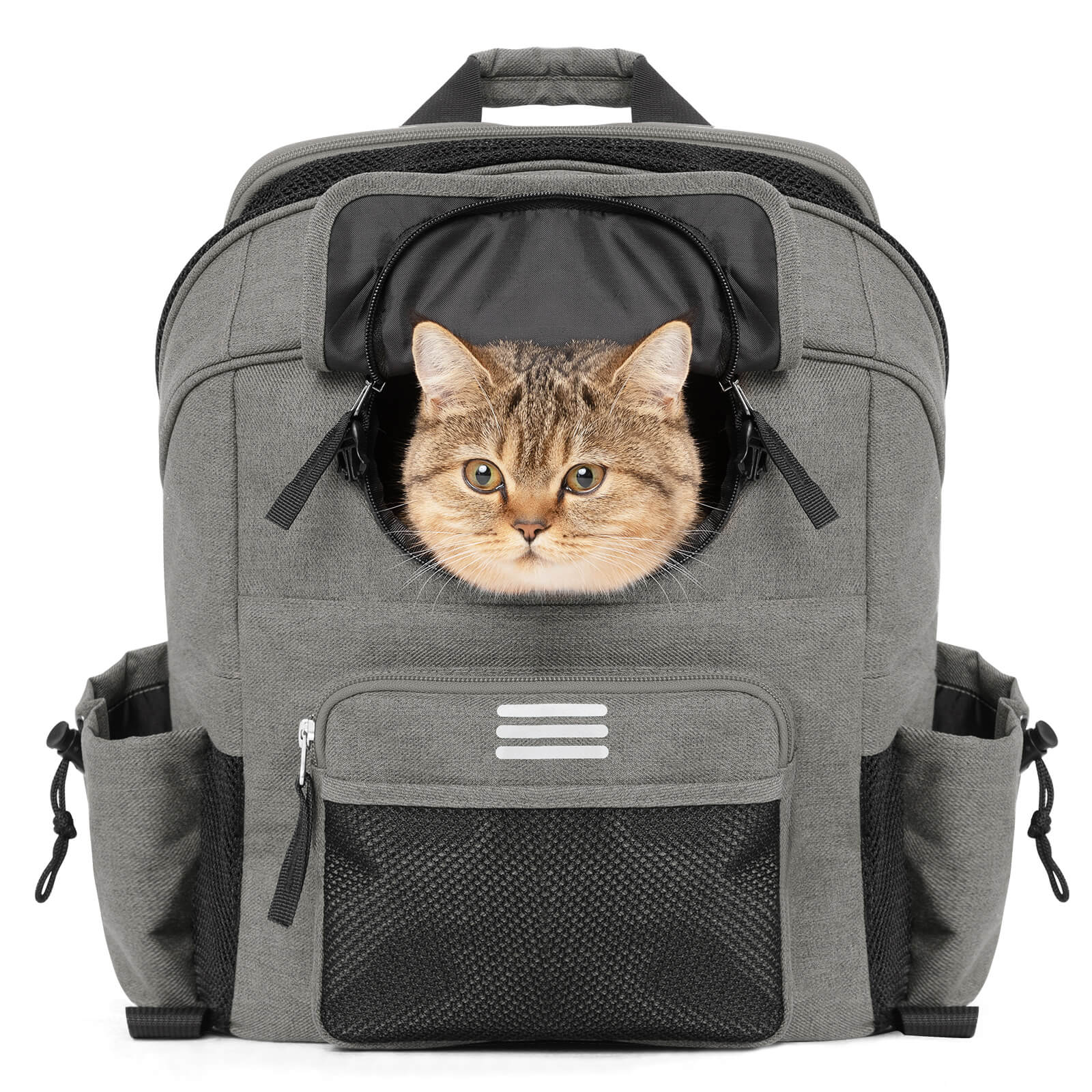 ROCKBROS portable pet friendly folding bike handlebar bag for commuting and outdoor rides
#color_gray