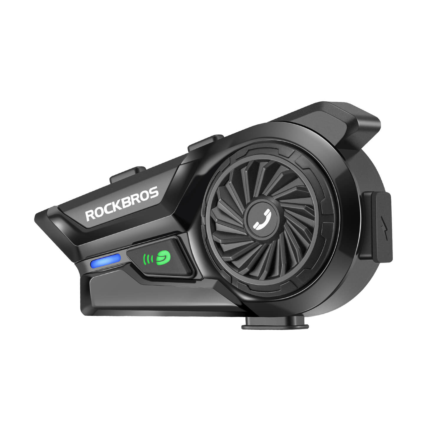 ROCKBROS R1 Bluetooth helmet headset with hands-free calling for motorcycle riding.