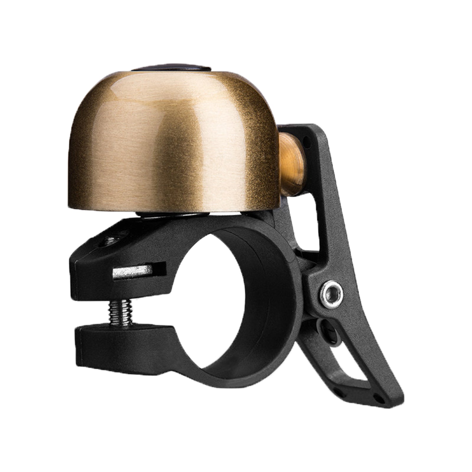 Rockbros retro bike bell with classic brass design offering a loud and clear sound.
#color_gold