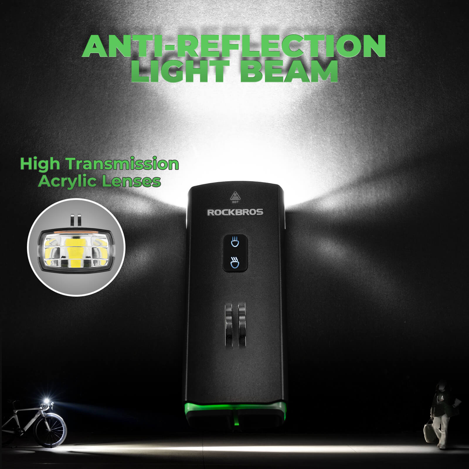 rockbros rhl3000d front hanging bicycle headlight for night cycling
#style_rhl3000d