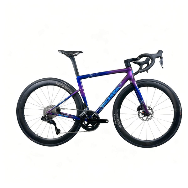 rockbros skyrider carbon fiber road bike for racing and long-distance cycling.
#color_purple