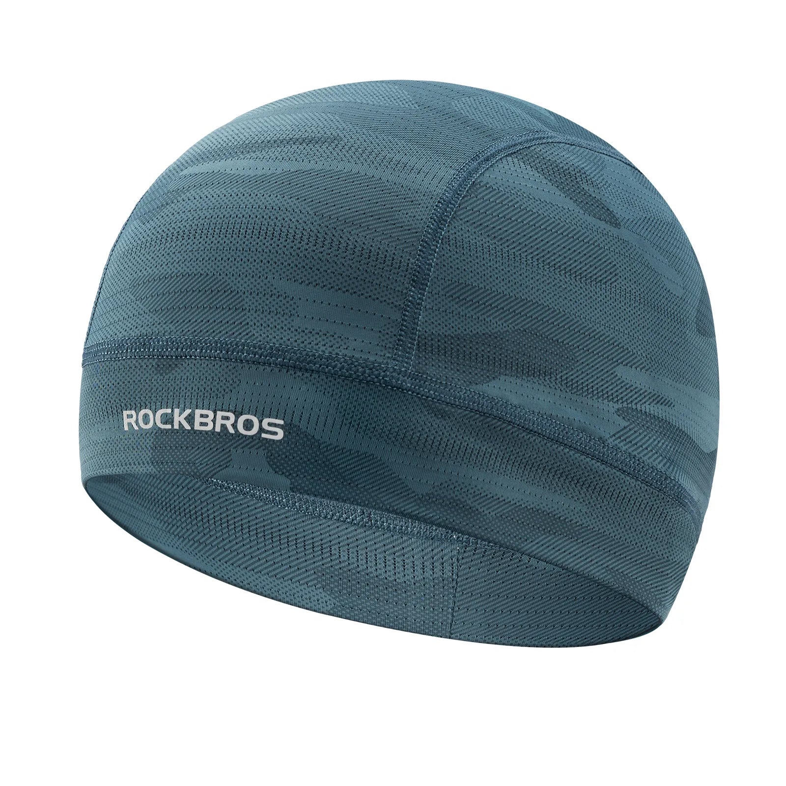 ROCKBROS summer cycling balaclava in speckled pattern with breathable mouth mesh.
#options_Blue