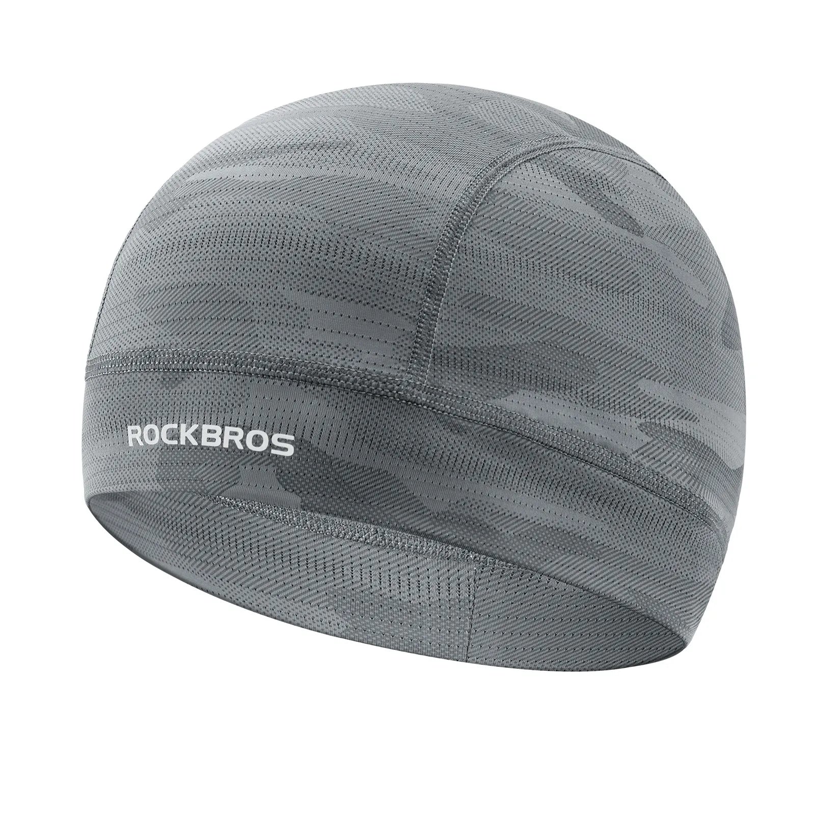 ROCKBROS summer cycling balaclava in speckled pattern with breathable mouth mesh.
#options_Grey