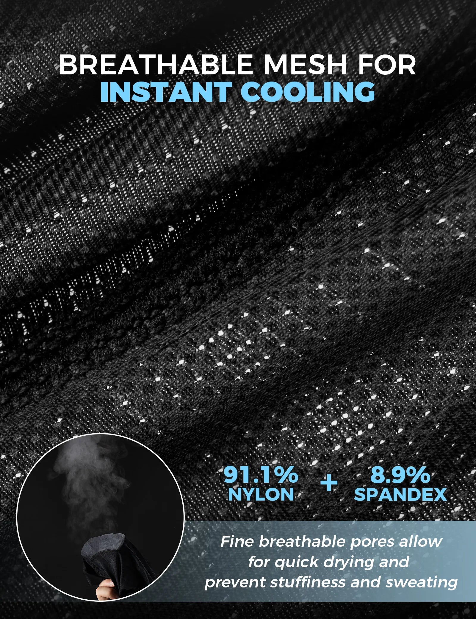 ROCKBROS summer cycling balaclava in speckled pattern with breathable mouth mesh.
#options_Grey