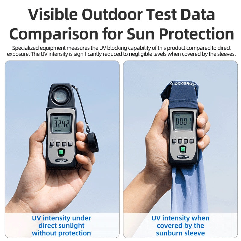ROCKBROS Sun Protection Arm Sleeves Cooling Running