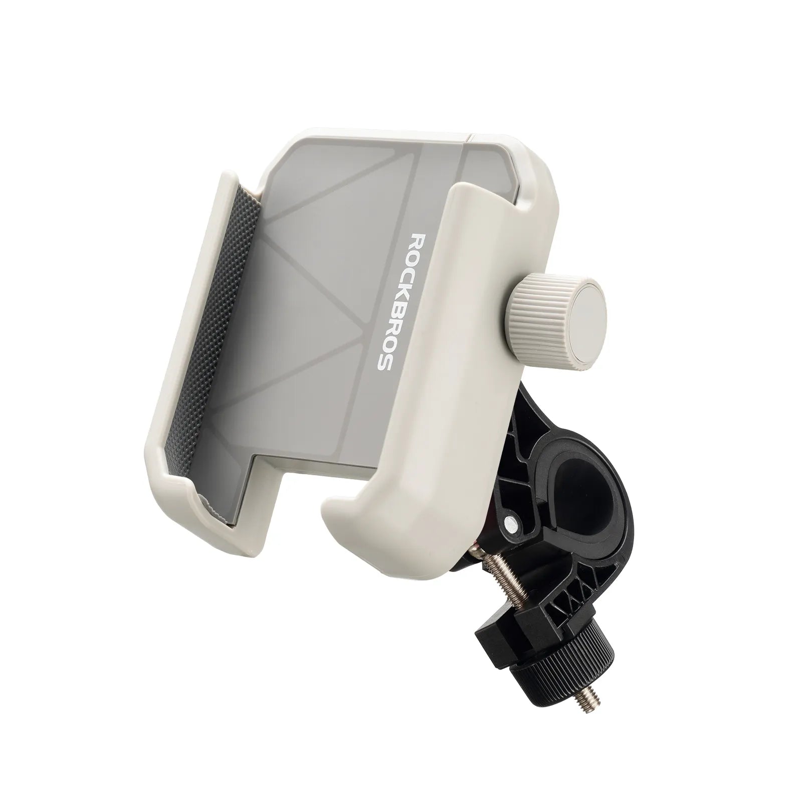 Rockbros universal bike phone holder with secure half-wrap design for 4.7 to 7.2 inch smartphones
#color_white