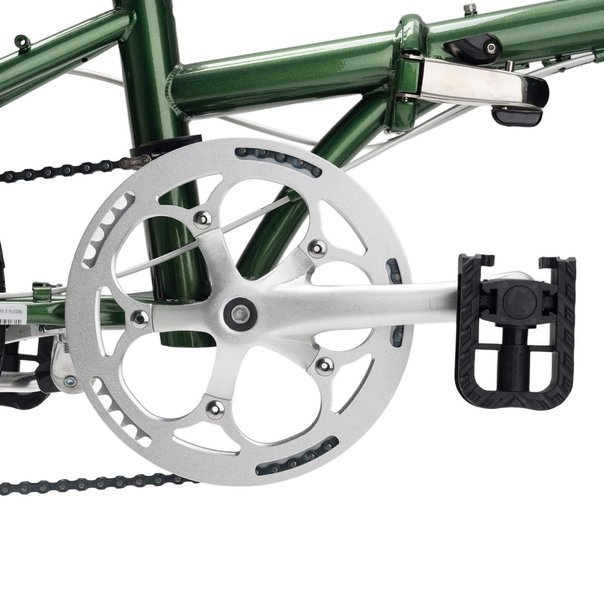 rockbros Folded view of the VDS 20-inch folding bicycle for easy storage.
#color_green