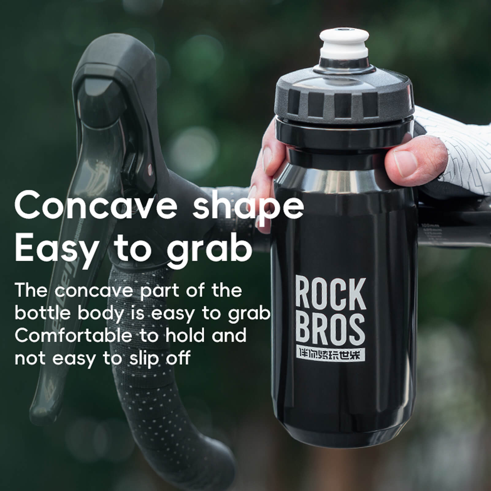 rockbros vibrant squeeze cycling water bottle for bike riding
#color_yellow