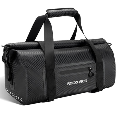 ROCKBROS waterproof motorcycle tail bag for rear seat storage.
#size_20L 48*24*40cm 