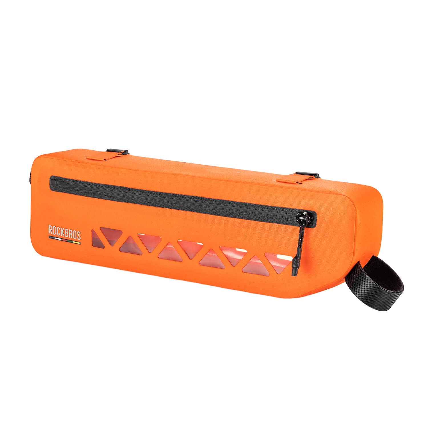 ROCKBROS waterproof bicycle frame bag for outdoor adventures
#color_orange