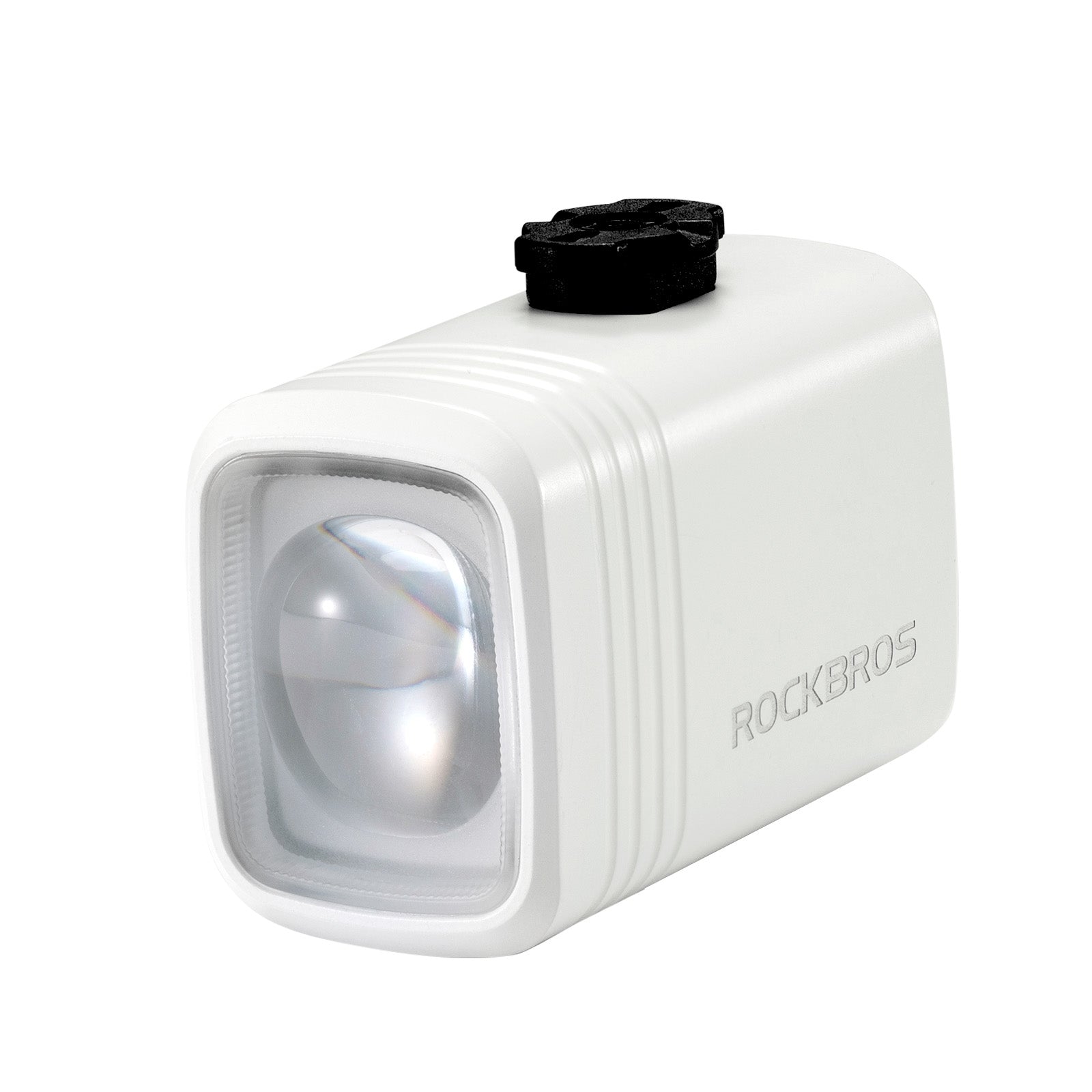 rockbros hanging front bicycle light M6 with high-capacity battery.
#color_white