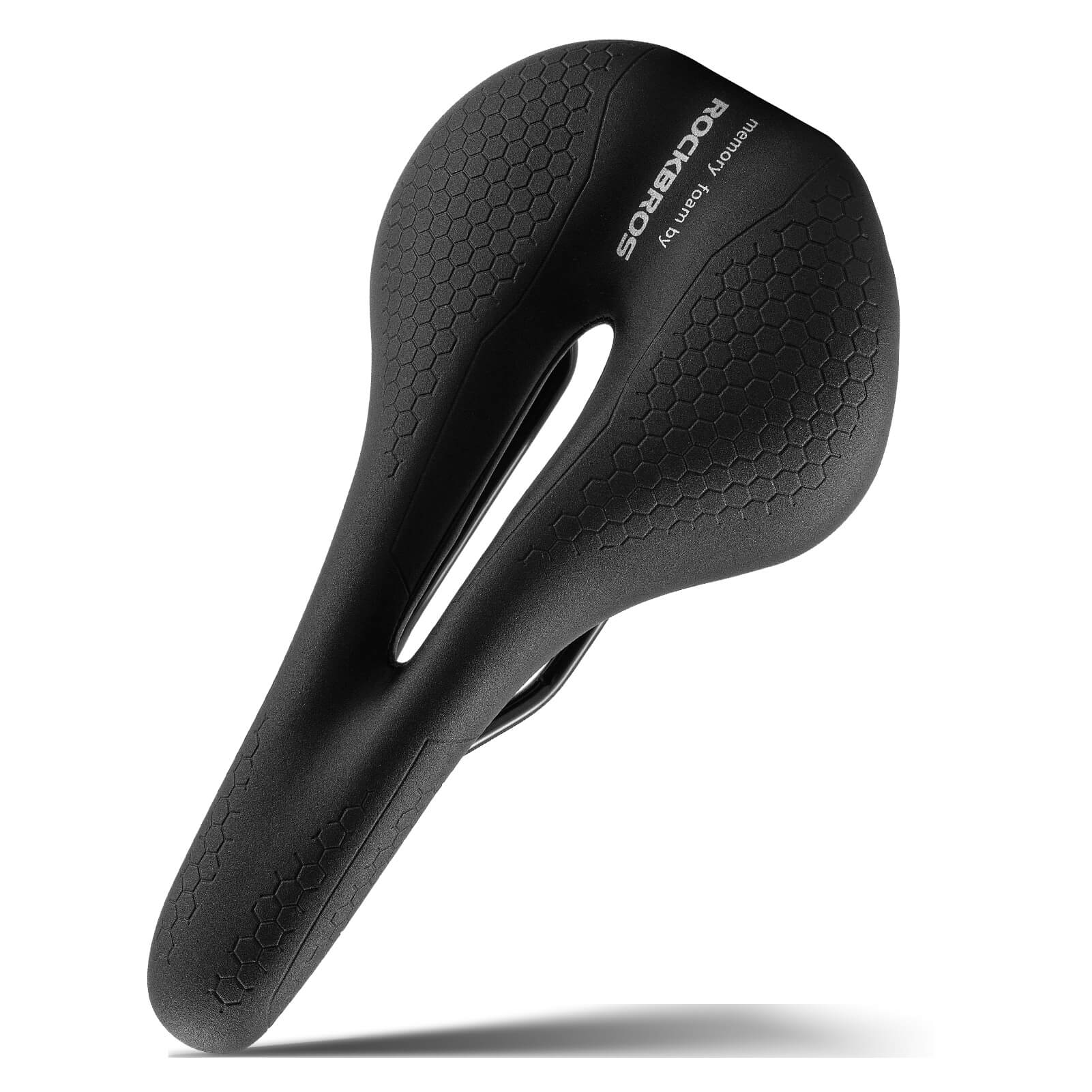 ROCKBROS waterproof hollow bike saddle for mountain biking comfort.
#size_small