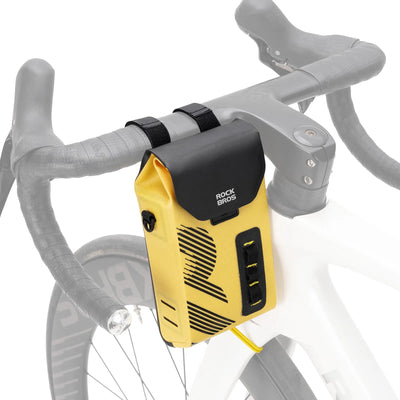 ROCKBROS waterproof cycling handlebar bag rainproof bike front bag for road bike MTB commuter