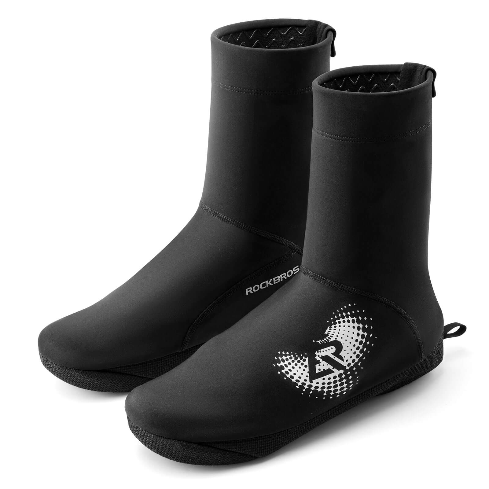 RockBros Windproof Cycling Shoe Covers with High Ankle Protection for Road and MTB Shoes.