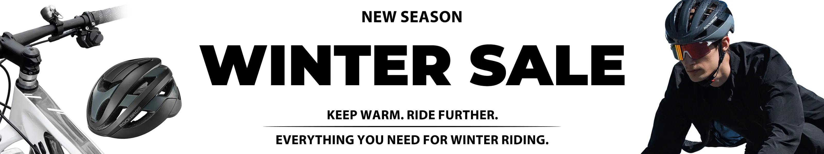 ROCKBROS winter cycling gear for cold weather riding