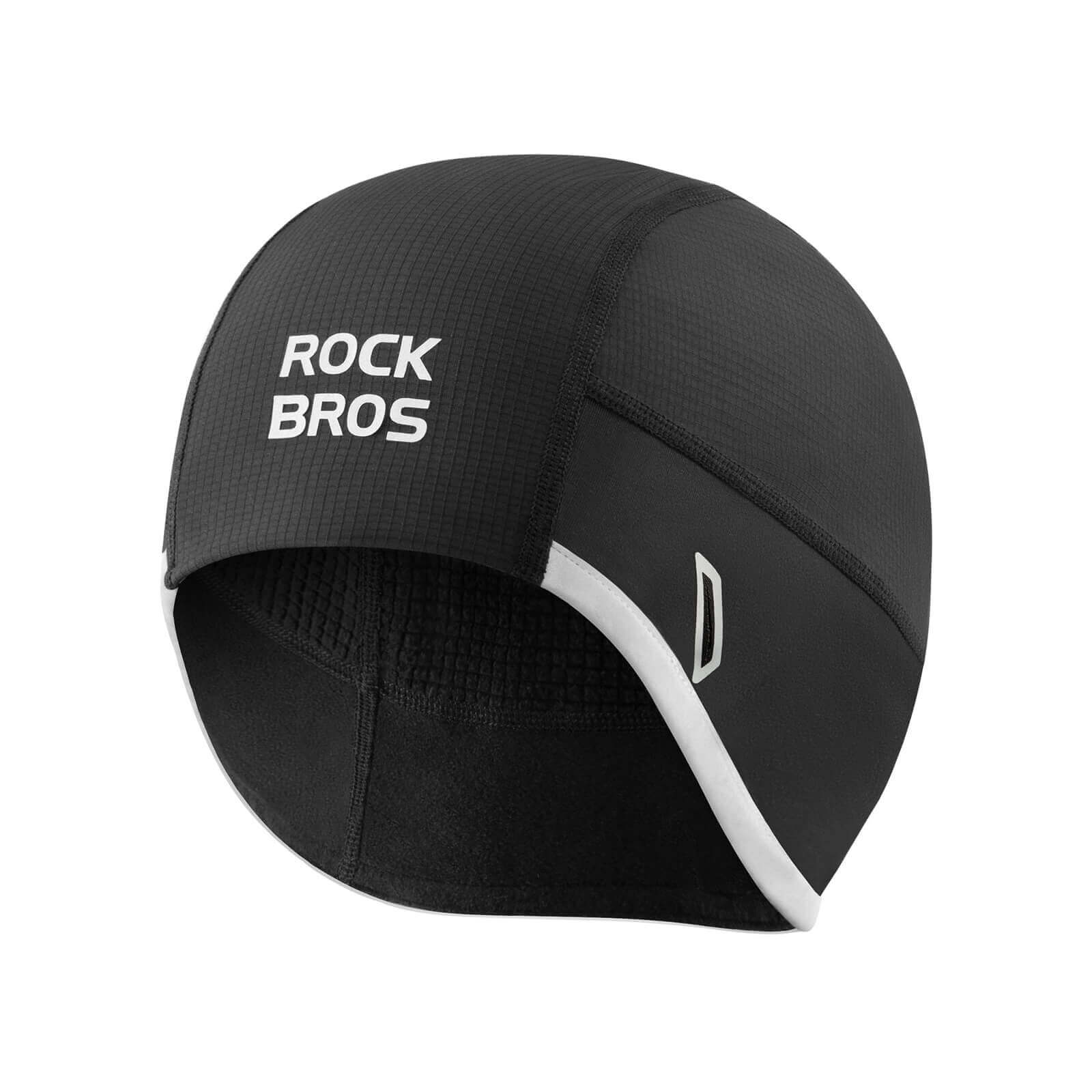 Rockbros winter cycling helmet liner beanie in black, designed for warmth and a snug fit under a bike helmet. Suitable for head circumference 54-61cm.
#options_1-pack