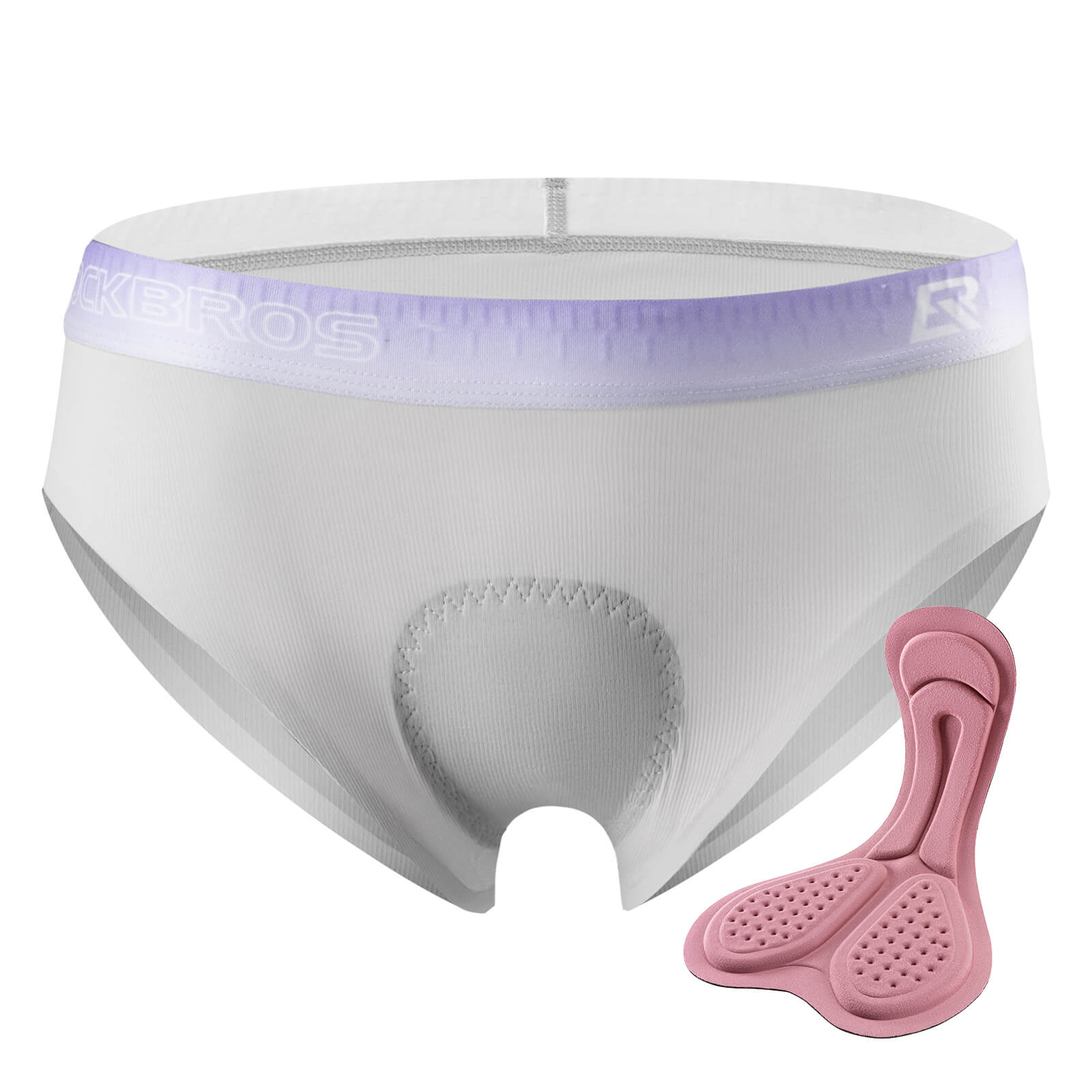 rockbros women padded cycling shorts for comfortable riding.
#color_grey
