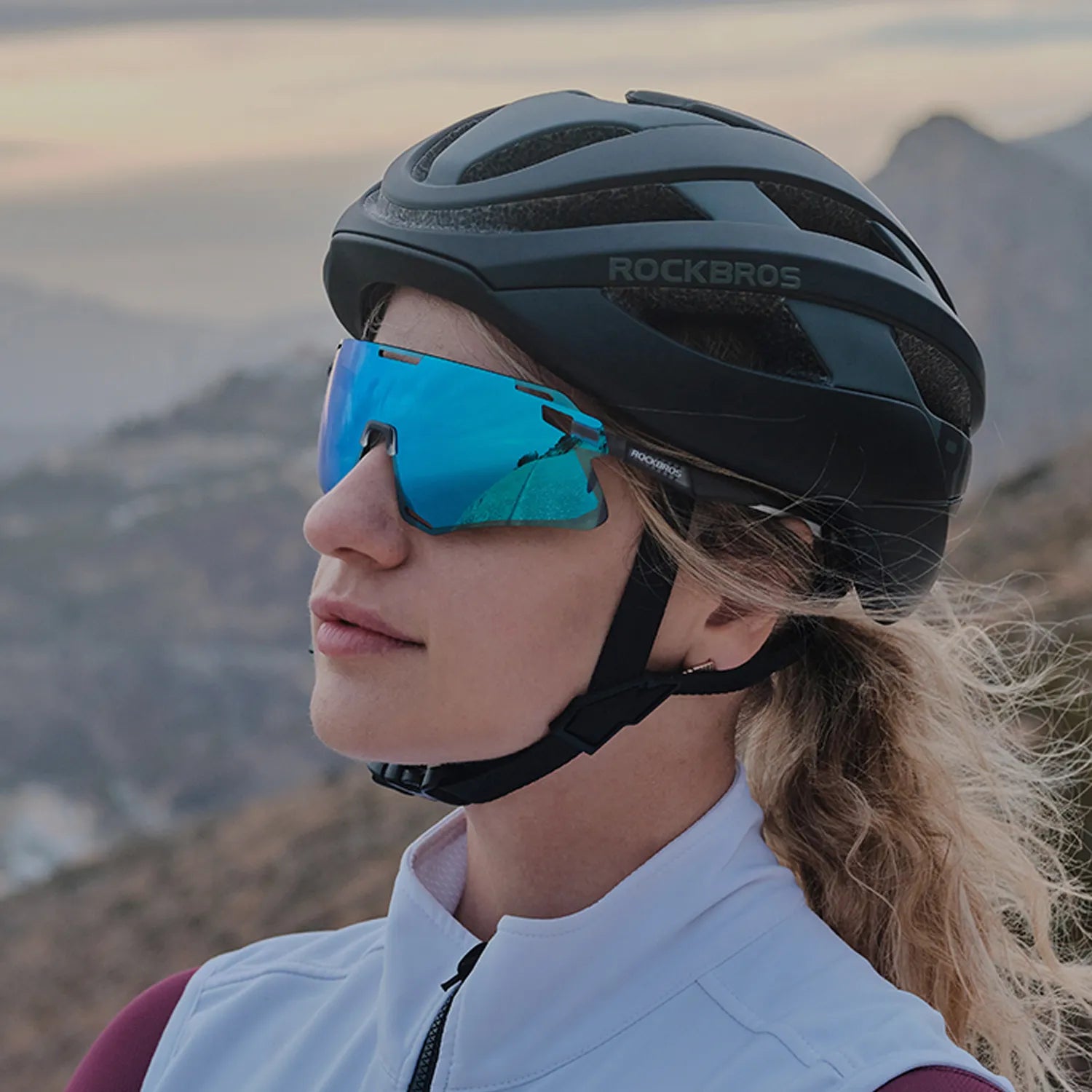 ROCKBROS women's helmet collection for road cycling, MTB and commuting