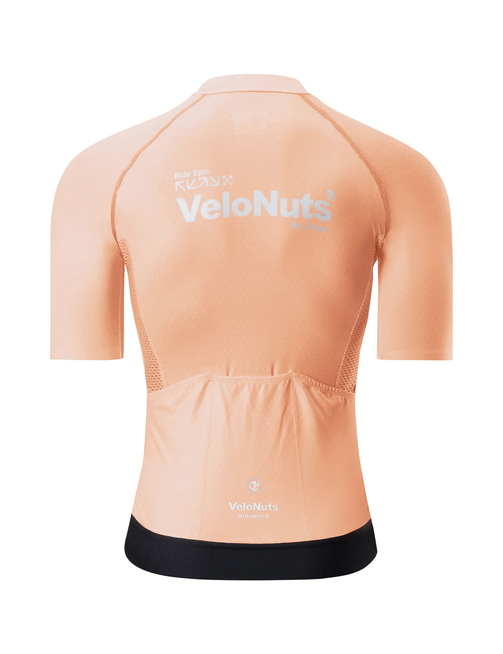 Rockbros Women's Short Sleeve Cycling Jersey in Iguana green pattern - Front view.
#color_pink