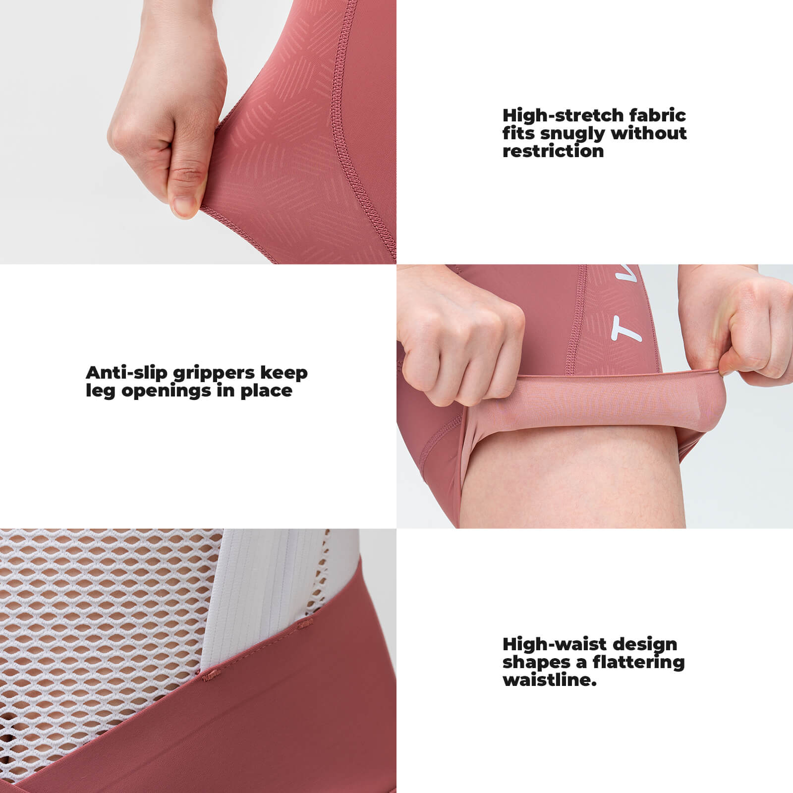 rockbros women’s summer cycling bib shorts with magnetic clasp for comfort
#color_rose gold
