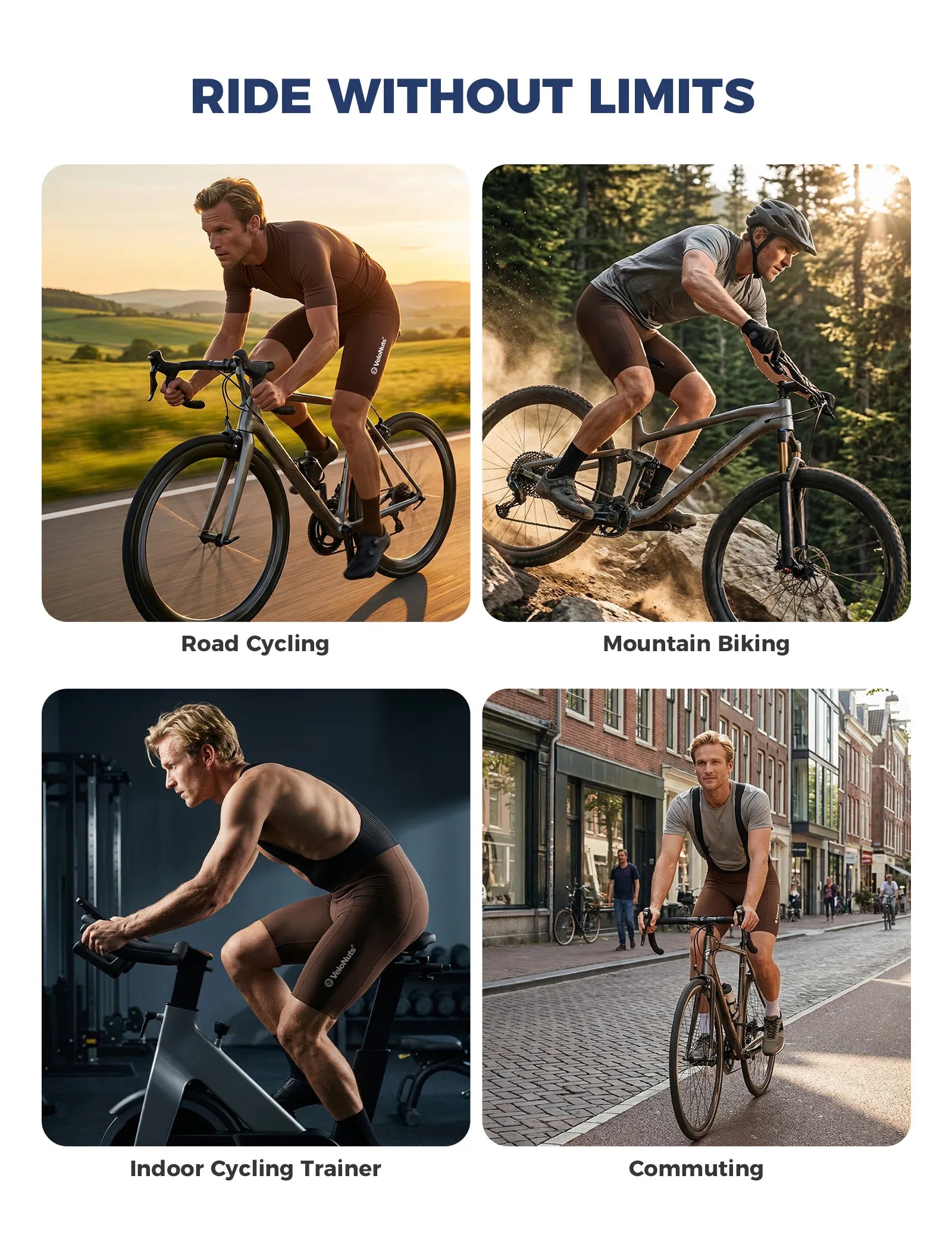 rockbros vns lightweight men’s cycling bib shorts for summer rides.
#color_grey