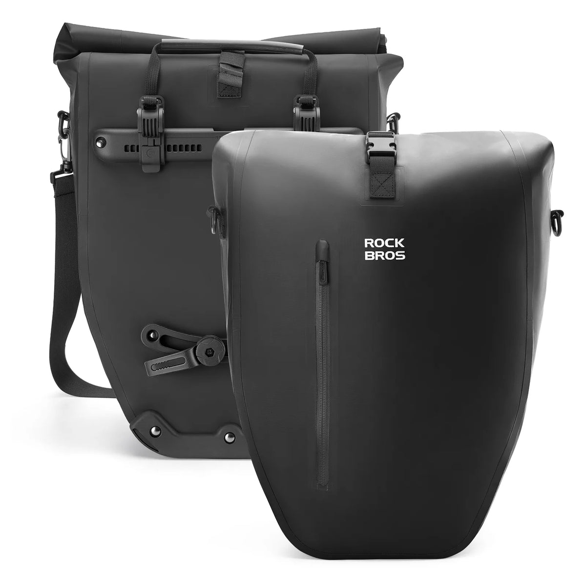 rockbros waterproof bike pannier bag 20l in black 
#Colour_Black
