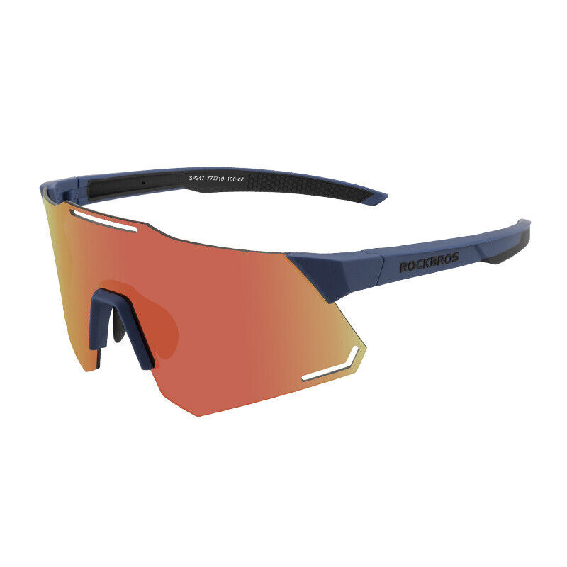 ROCKBROS Bicycle Glasses UV400 Sunglasses Cycling Polarized Eyewear Clear Lens